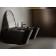 Boheme Avva Биде подвесное 35,5х53х35h см, цвет: black 974-B