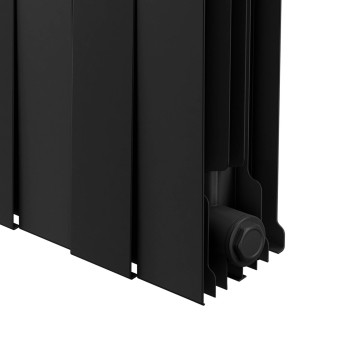 Радиатор биметаллический Royal Thermo PianoForte 200 Чёрный - 20 секц.-4