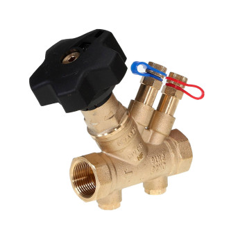 Клапан балансировочный РИДАН MVT-R DN15 ручной, с дренажем-1