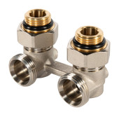Узел нижнего подключения Royal Thermo угловой 1/2х3/4EK RTE 07.00002А