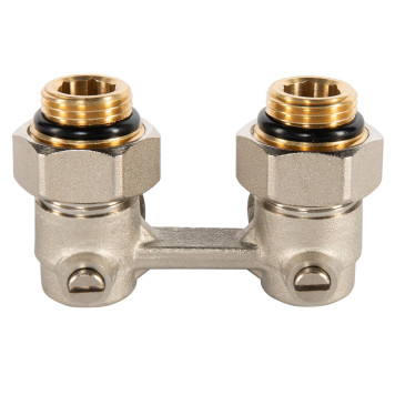 Узел нижнего подключения Royal Thermo угловой 1/2х3/4EK RTE 07.00002А-2