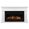 Каминокомплект: Очаг Electrolux EFP/P-3620LS, портал California 42/40/36, белый