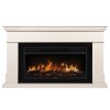 Каминокомплект: Очаг Electrolux EFP/P-3620LS, портал California 42/40/36, молочный