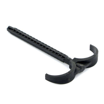 Дюбель-крюк UNI-FITT двойной 8 x 90 для фиксации труб (пластик)-2