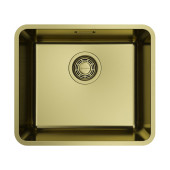 Omoikiri Omi 43-U/I Ultra Mini LG Кухонная мойка из нержавеющей стали 43x17,9 см, цвет: светлое зол. 4997403