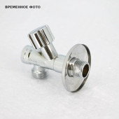 Вентиль НН 1/2 Uni-Fitt для подключения бачков / смесителей с фильтром, хромированный, рукоятка пластик