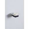 Allen Brau Infinity Мыльница для ванной, цвет: белый/черный 6.21004-31