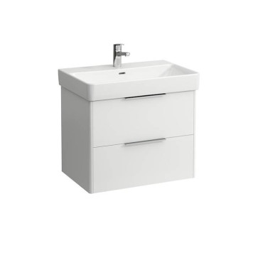 Laufen Base Тумба подвесная 70x46.5см, с раковиной, с 2 выдвиж. ящиками, цвет: белый глянцевый. 4.0233.2.110.261.1, 8.1096.7.000.104.1