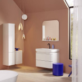 Burgbad B.ME Комплект мебели 80х55х68cм., подвесной, 2 ящика, c раковиной, с 1 отв., 2 шкафа, цвет: белый матовый. SGTW080F5981G0126C0037*1