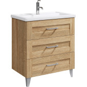 AQ FOS01083DS Фостер Тумба под умывальник напольная, дуб сонома, 810х890х460 FOS01083DS