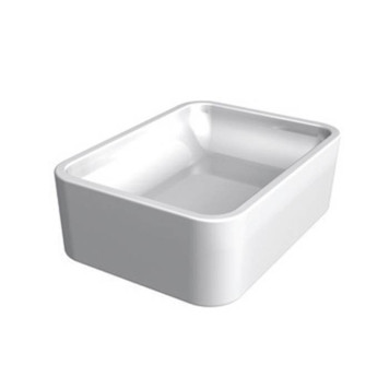 Bertocci Cento Мыльница, подвесная, цвет: белая керамика/хром. 144 8501 0000