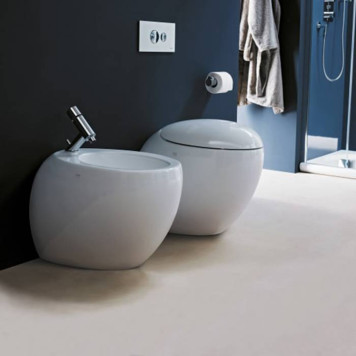Laufen Alessi One Унитаз приставной 58.5x39x41.5см, слив универсальный, с покр. LLC, цвет: белый-1