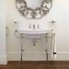 DevonDevon New Etoile Консоль 98х52.5см, с раковиной на 3 отв, напольная, цвет: хром/белая. IBLG3FNET, DENEWETOILECR