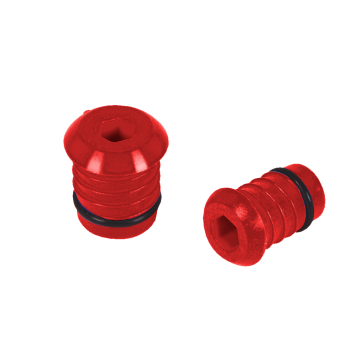 Тестовая заглушка для труб Ø16 мм, красная, HENCO TESTPLUG16-RO