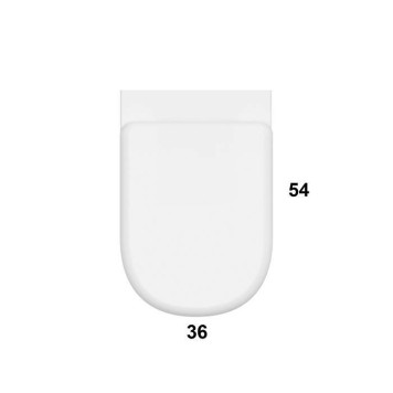 Globo Lalita Унитаз подвесной 54х36хh34см., безободковый, со сливом CLEANSTORM, цвет: белый-2