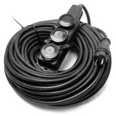 Удлинитель REDVERG силовой морозостойкий КГ 3х2,5, колодка 3 розетки, IP44, 30м (с/з)
