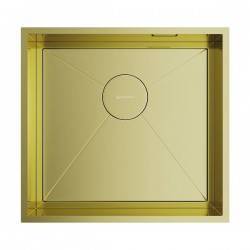 Omoikiri Kasen 48-26-INT-LG Кухонная мойка нерж. сталь 48x45 см, цвет: светлое золото 4997057