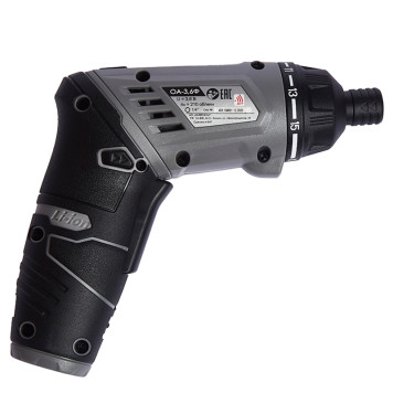 Шуруповерт аккумуляторный ИНТЕРСКОЛ ОА-3,6Ф ДМ (блистер)-1