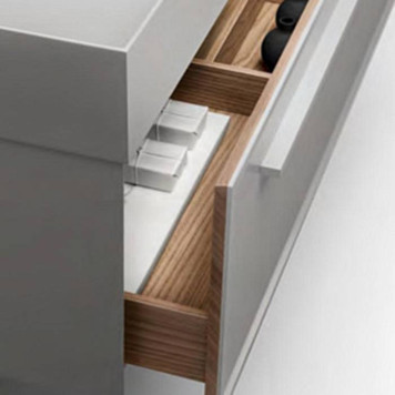 Falper 7.0 Тумба подвесная 60х45х50см, с раковиной Ceramilux, c 1 отв., цвет: белый. V2A-2