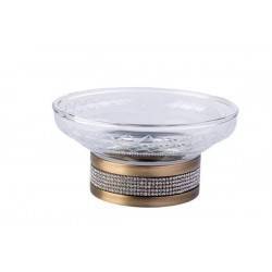 Boheme Royal Cristal Мыльница круглая настольная, цвет: бронза 10930-BR