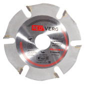 Диск пильный по дереву REDVERG для МШУ 115*22,23 мм, 6 резцов (800115)