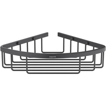 AQ4906MB угловая полка, матовый черный AQ4906MB