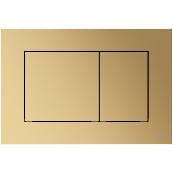 TECEnow 9240419 Панель смыва, 2 объёма, 220х150х5 мм, пластик, латунь металлик 9240419