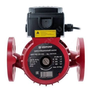 Насос циркул UPF3 40-120 250 PN10 400В Unipump 88791