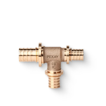 Тройник РЕХАУ с уменьшенным боковым и торцевым проходами 25-20-16 RX+