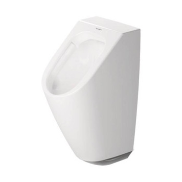 Duravit Me by Starck Электронный безободковый писсуарс питанием от сети (в комплекте сифон, блок питания и подвод воды)