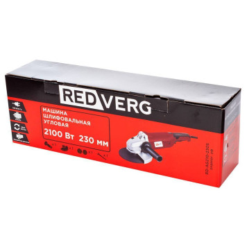 Машина шлифовальная угловая REDVERG RD-AG210-230S-5