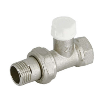 Вентиль обратный НВ 1/2 с разъёмным соединением, никелированный