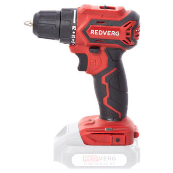 Шуруповерт аккумуляторный бесщеточный REDVERG RD-S18MBLC/U (без акк, без з/у)-1
