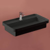 Artceram Fuori Scala Раковина 80х45 см, с 1 отв., встраиваемая, без перелива, цвет: черный матовый. TFL035 17 00 *1