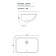 Artceram WASHBASINS NETTUNO Раковина 56х38 см, без отв., встраиваемая, цвет: белый. NTL001 01 00, ACA001