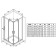 Ravak Blix Slim Душевая дверь 90см., транспарент, цвет: блестящий. X1XM70C00Z1