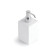 Bertocci Le Ceramiche Дозатор для жидкого мыла, настольный 7,5хh18х7,5см., цвет: белая керамика/хром. 123 4607 0000