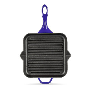 Квадратная сковорода-гриль HS K GTV 2828 PARLIAMENT BLUE