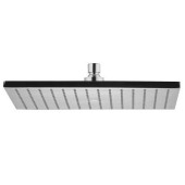 Верхний душ, Fima Carlo Frattini, Showerhead, шг 300-300, цвет-брашированный чёрный хром