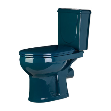 40325110402 Унитаз-компактИридаСтандарт/ зеленый, нижний подвод воды, горизонтальный выпуск(старый арт. 40325130402) 40325110402