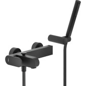 UP94110BM UP смеситель для ванны с душевым набором, матовый черный UP94110BM