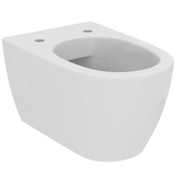 Ideal Standard I.life O Унитаз подвесной 35x53см, безободковый, смыв HydroTwist, крепление EasyFix+, цвет: белый. T568001-5