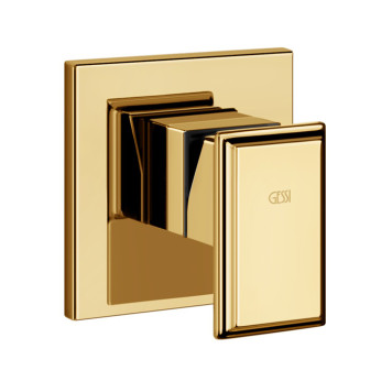Gessi Eleganza Смеситель для ванны/душа, встраиваемый, цвет: золото. 46106#080