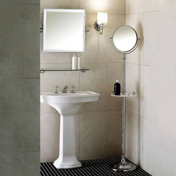 DevonDevon New Etoile Раковина 70х53 см, 3 отв., на пьедестале, цвет: белый. IBLG3FNET, IBCOLNET-1