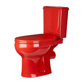 40360110402 Унитаз-компактИридаСтандарт/ красный, нижний подвод воды, горизонтальный выпуск(старый арт. 40360130402) 40360110402