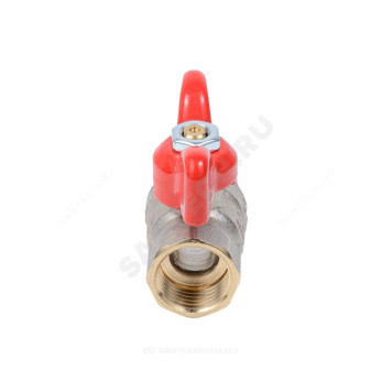 Кран шар лат Стандарт нк Ду20 Ру40 м/м полн баб Dist Н312Б