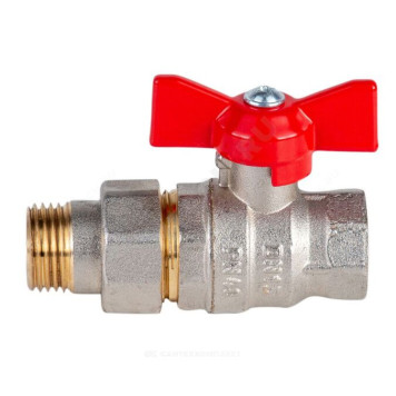 Кран шар лат Стандарт нк Ду15 Ру40 м/амер полн баб Dist Н341Б-6