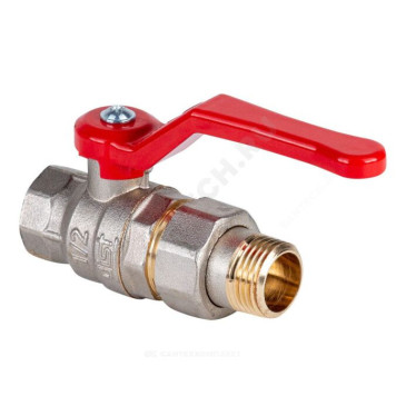 Кран шар лат Стандарт нк Ду15 Ру40 м/амер полн рыч Dist Н341Р-2