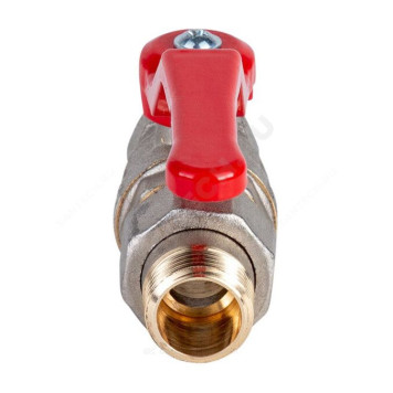 Кран шар лат Стандарт нк Ду15 Ру40 м/амер полн рыч Dist Н341Р-3