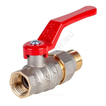 Кран шар лат Стандарт нк Ду20 Ру40 м/амер полн рыч Dist Н342Р